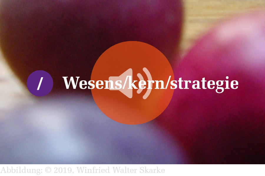 Wesens/kern/Strategie – Vorbereitung und Wirkung