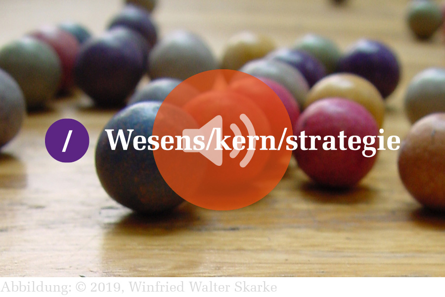 Wesens/kern/strategie – Was steckt hinter dem Fragekünstler